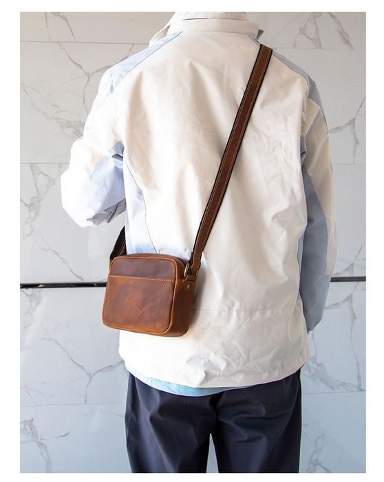 Барсетка кожаная