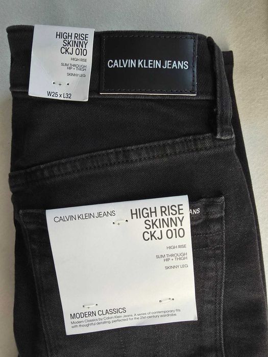 Дънки Calvin Klein Jeans - high rise skinny, W25 x L32