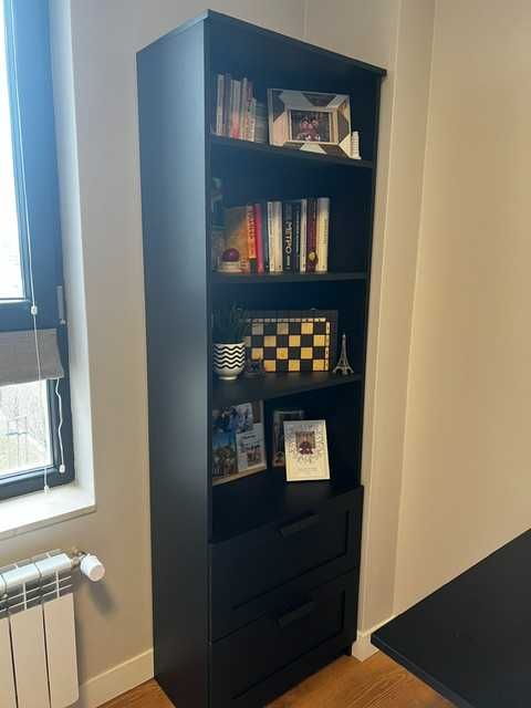 Библиотека черна BRIMNES Ikea