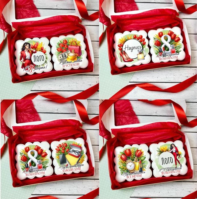 Пряники на 8 Марта