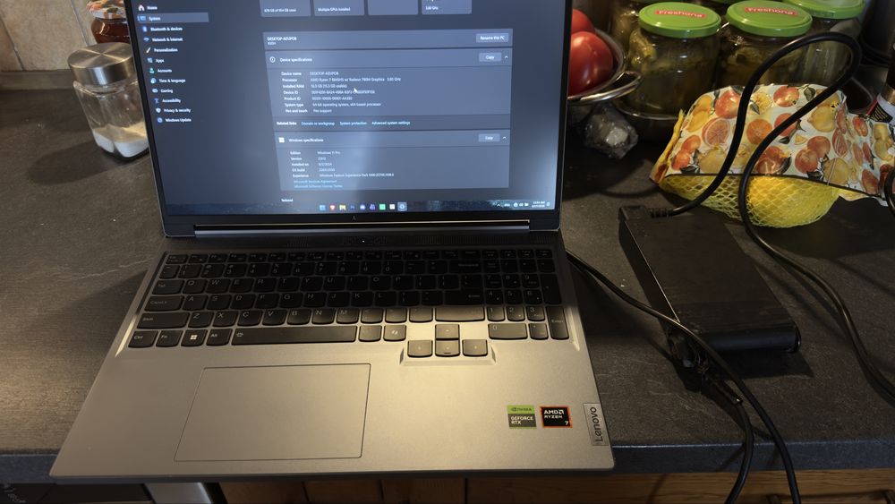 Laptop lenovo legion slim 5