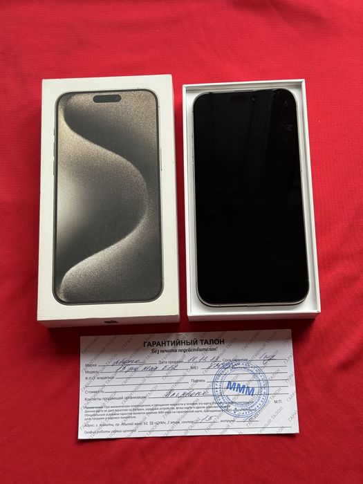 Iphone 15 Pro Max 512 gb емкость 90