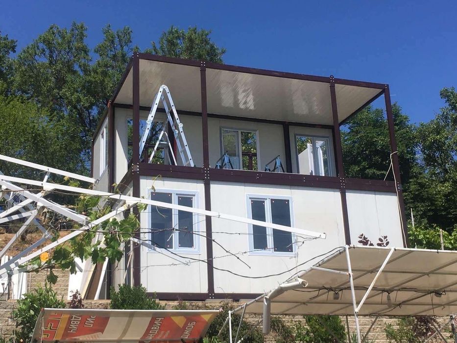 Контейнер за живеене модулна къща вила бунгало Лизинг