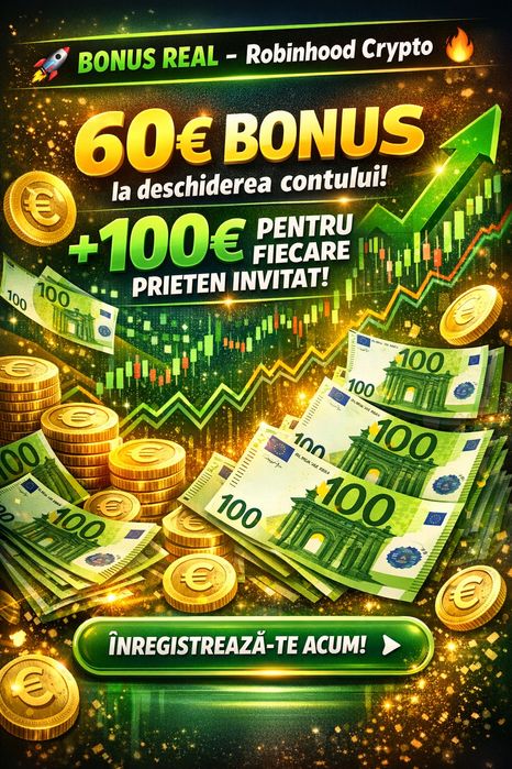 Bonus real pentru noii clienti