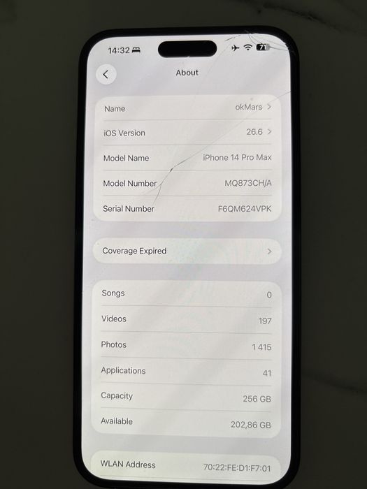 iPhone 14 Pro Max 256 GB | АКБ 100%