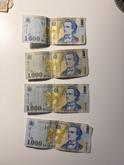 1.000 Lei – Mihai Eminescu, variantă hârtie