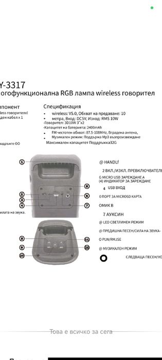Продавам кариоки с с микрофон