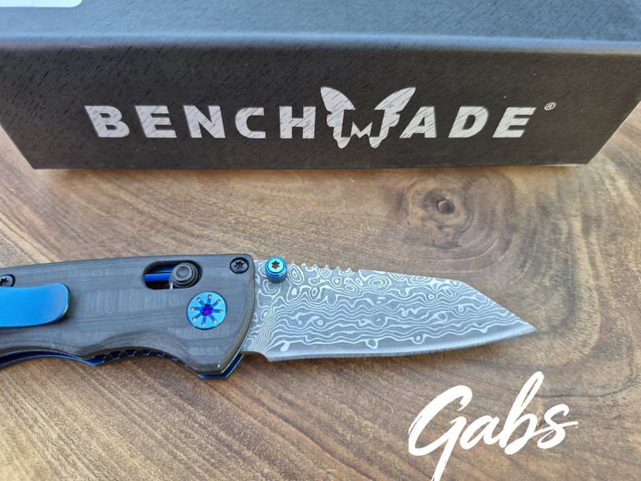 Сгъваем нож Benchmade Full Immunity 290-241 Gold Class,CPM Damaskus,Carbon