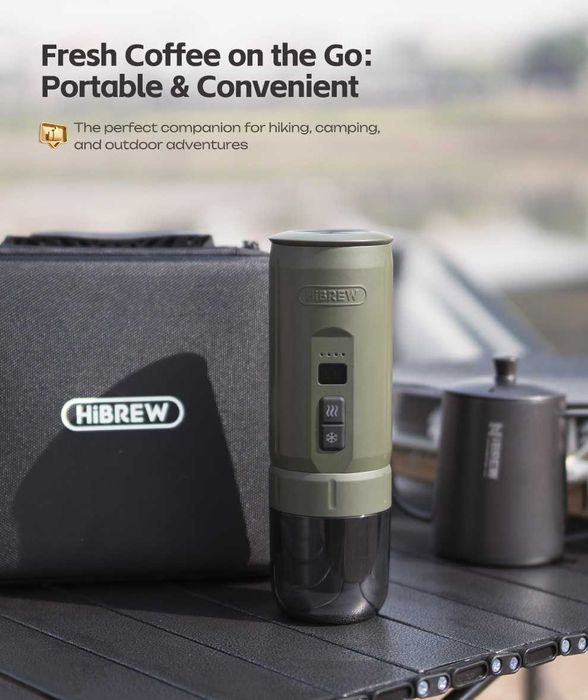 H4C преносима безжична еспресо кафемашина.7500ah/20bar/Type-C.Вносител