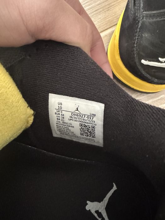 Jordan 4 yellow thunder(originali)