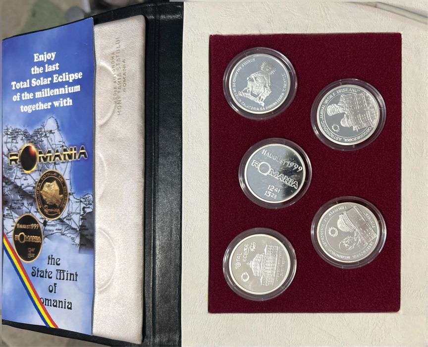 Set argint Eclipsa di anul 1999,in caseta originală !