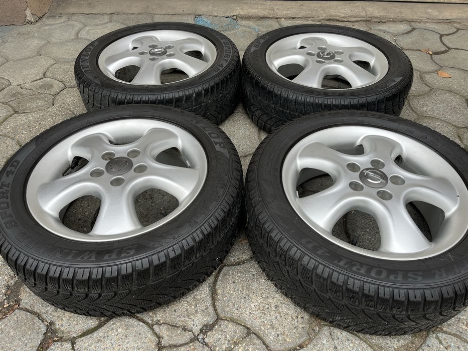 Jante aliaj 5x110mm, anvelope 205/55 R16 Opel Corsa Meriva Astra G, H, Zafira