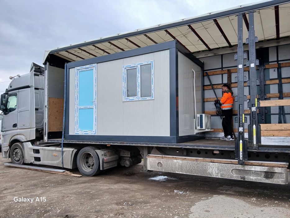 Container birou containere vitrina fast food santier depozitare paza