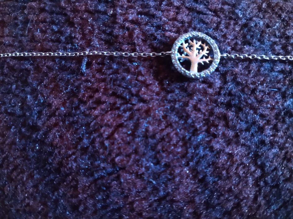 Brățară de argint cu copacul vietii