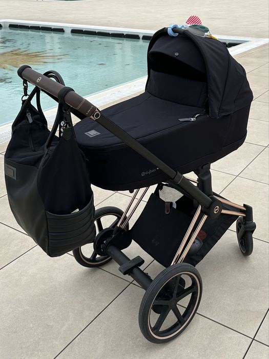 Електрическа количка Cybex e-priam + столче с база