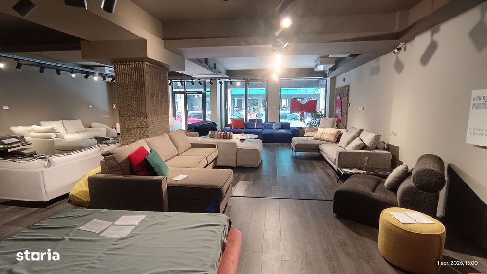 Spatiu comercial tip showroom in Dorobanti-Floreasca , Front 11 m