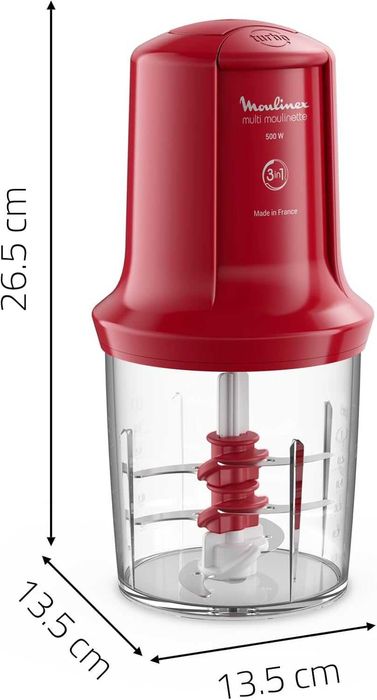 Moulinex, мини чопър , Multi-mill, 500ml, 6 остриета,AT714G32, блендер