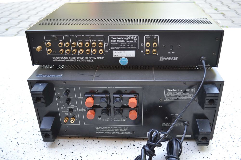 Amplificator putere Technics SE-A 5 MK 2 cu Preamplificator Technics SU-A 6