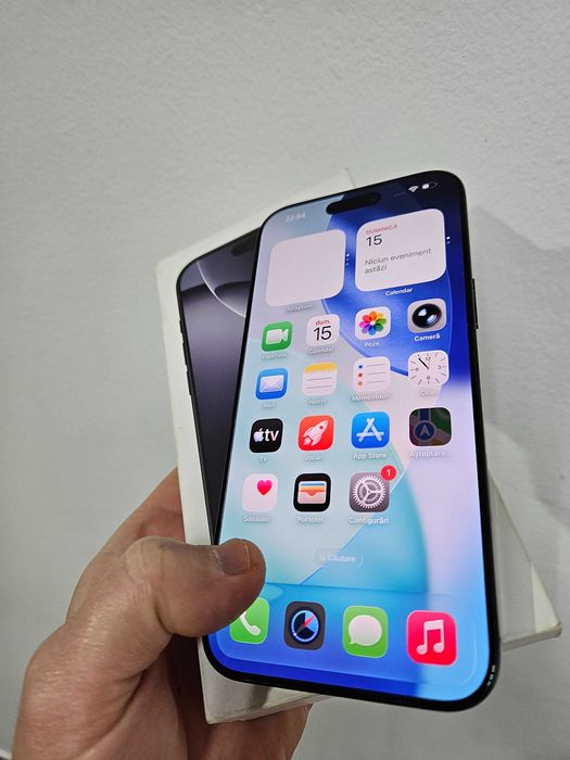 iPhone 16 Pro Max, 256 Gb, neverlock, 100% bateria, la cutie.