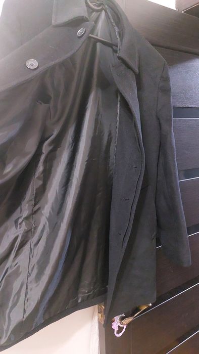 Чёрное зимние пальто б/у