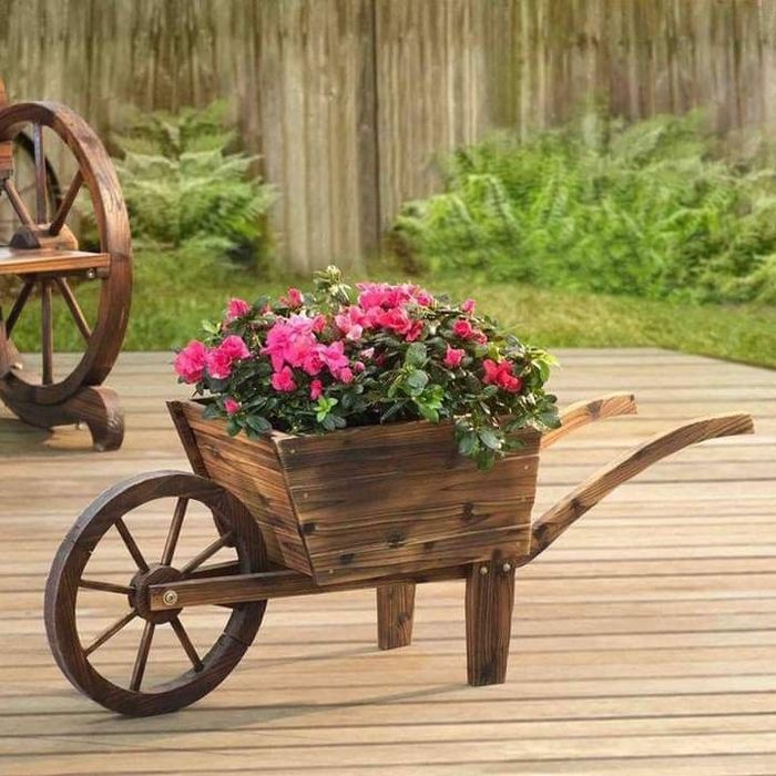 Suporturi pentru flori din lemn diferite accesorii pentru gradina