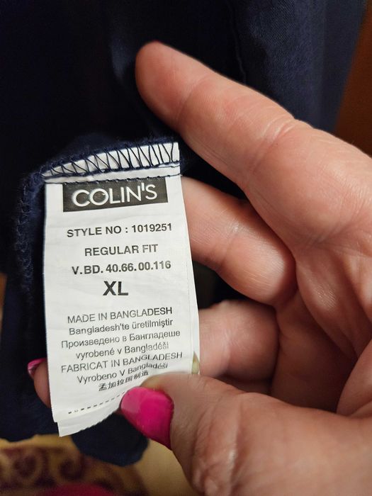 camasa bleumarin,bumbac,marca Colin's,marime XL