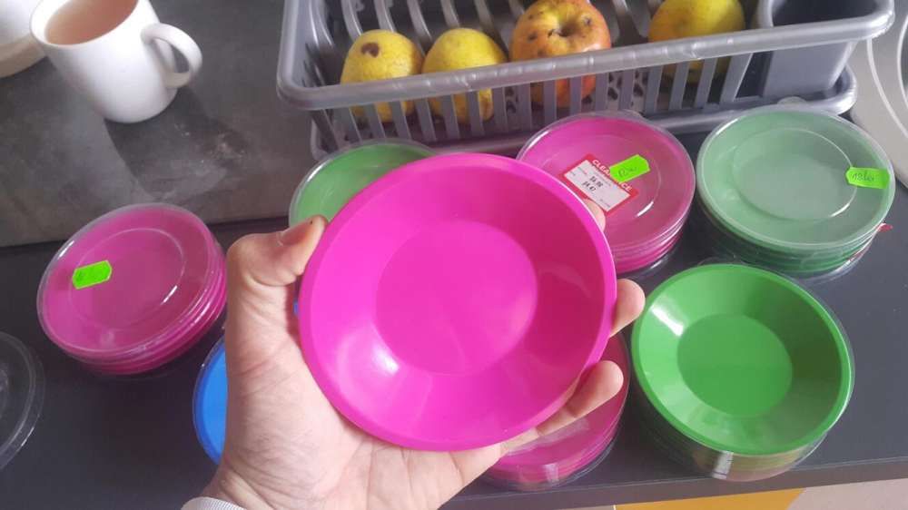 Farfurie decor sau pentru cesti de cafea - set 4 buc.