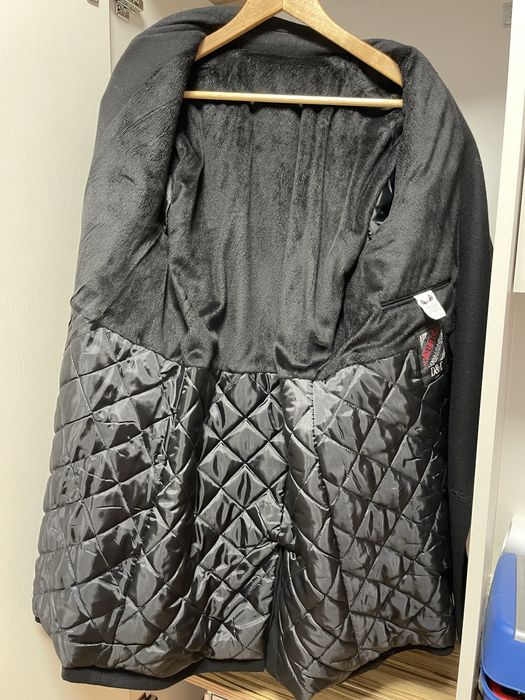 Мъжко черно палто