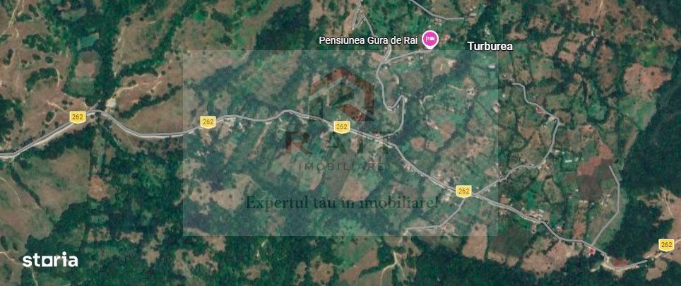 Teren extravilan de vânzare 11.740 mp Corbeni Turburea Argeș