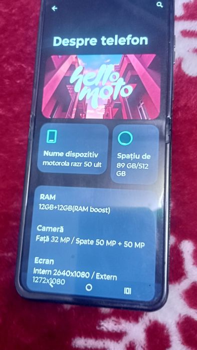 OFERTĂ , Motorola pliabil razr 50 ultra 12/512