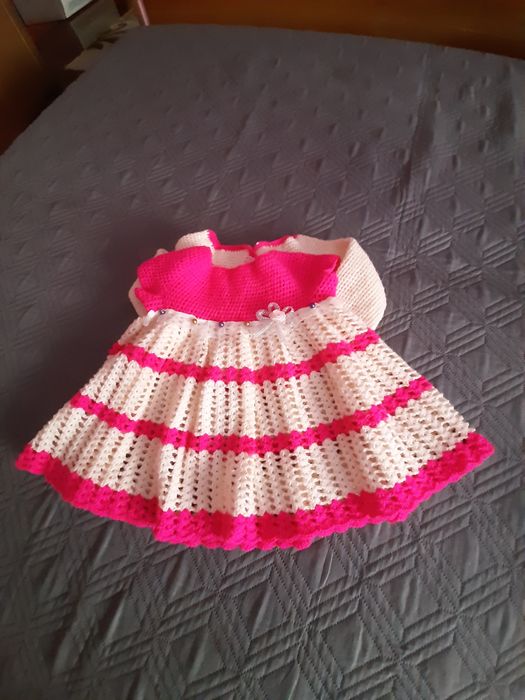 Costumaș fetițe croșetat nou