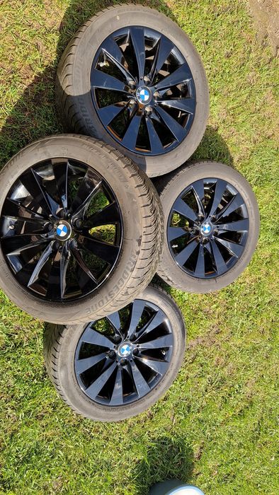 Jante  Al  R 17  originale BMW   seria  3  F30/31/35  seria 4  F32/33/36  cauciucuri  225 50 17