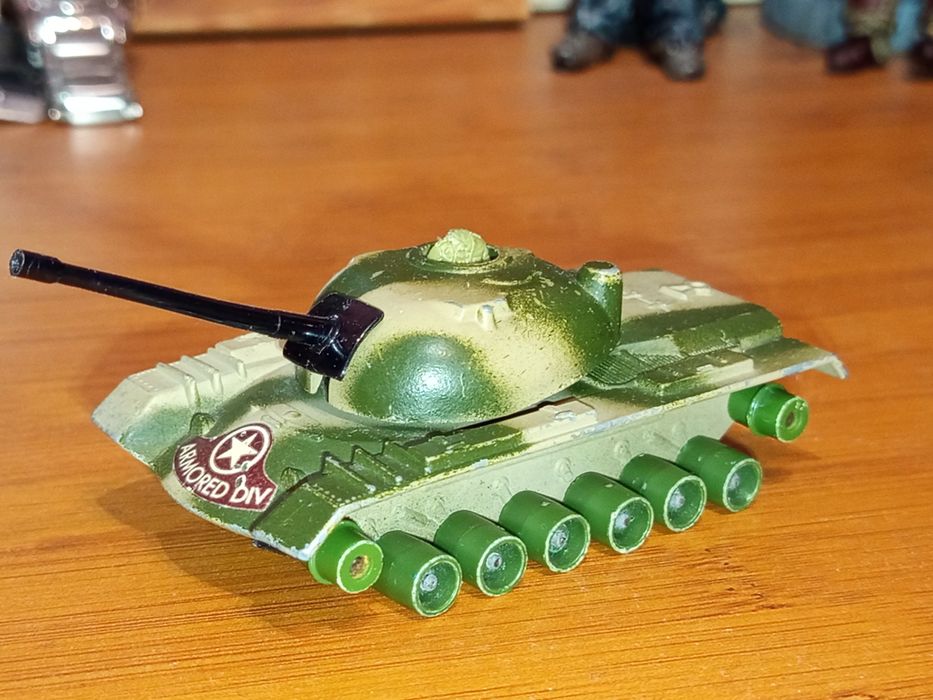 Machetă Tanc Matchbox metal,1974,raritate de colecție