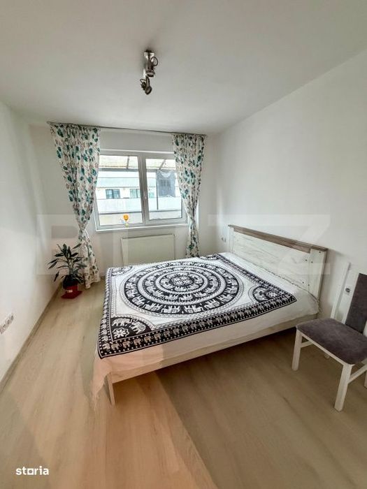 Apartament 3 camere, 60 mp, terasa, finisat, mobilat, zona Traian Vuia