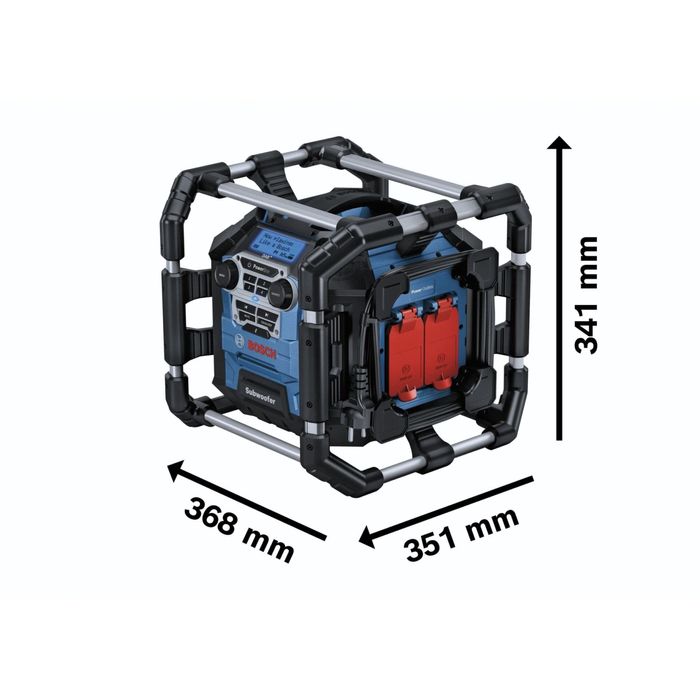 Радиоприемник BOSCH GPB 18V-5 Professional, 18 V, Bluetooth