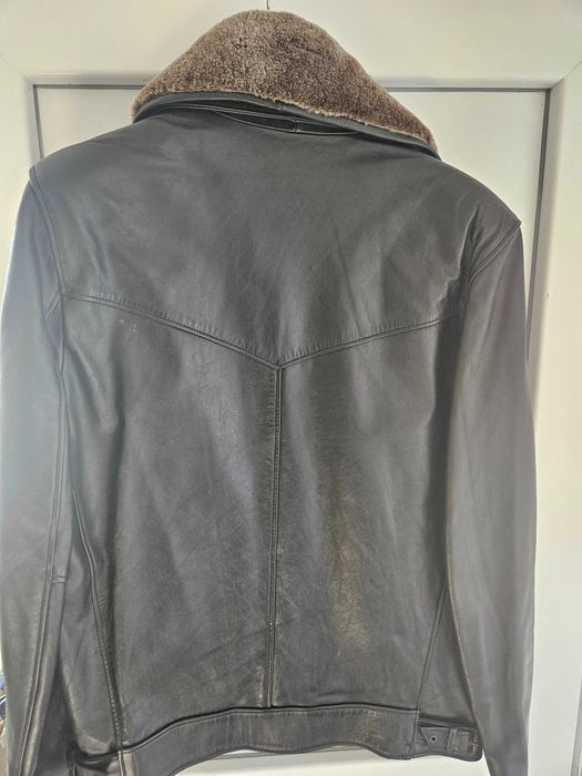 ЧИСТО НОВО мъжко яке от естествена кожа Dicano Leather - Размер M