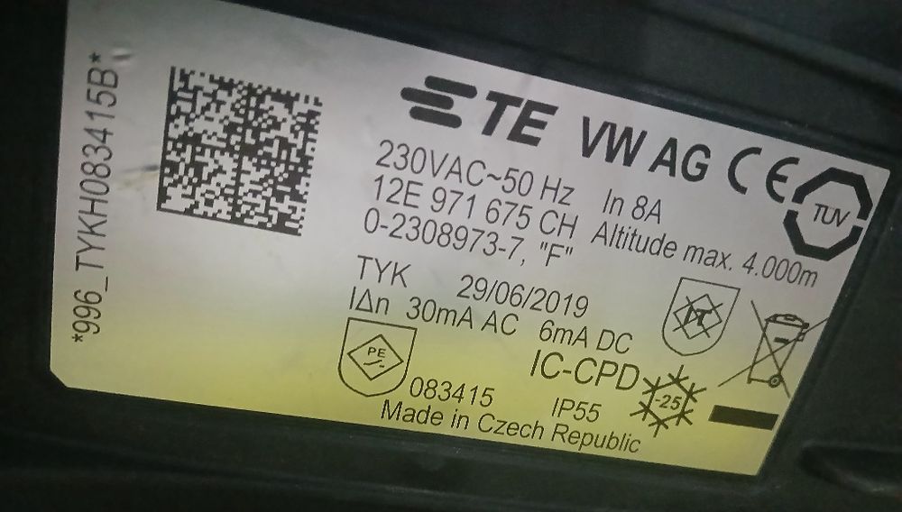 Cablu încărcare mașină electrica Volkswagen Audi Skoda Seat Type 2
