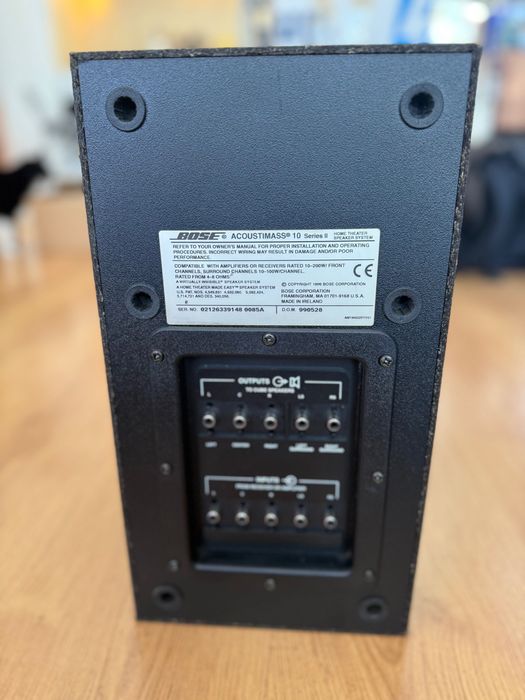 BOSE Аудио Колонки и ACOUSTIMASS 10 Series2 Буфер