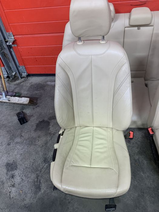 Interior piele crem cu incalzire pentru bmw seria 3 f30