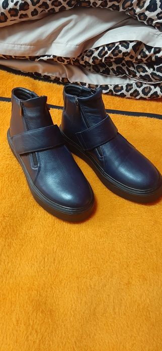 Ghete botine barbati the zeus piele NOI captusiti marime 41