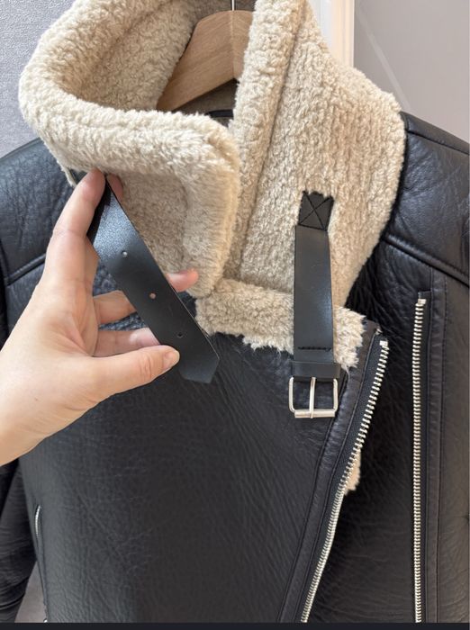 Дубленка авиатор из овчины