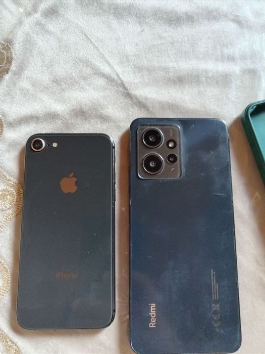 Iphone 8 64 tali redmi not 12 8/256 tali obmen bor
