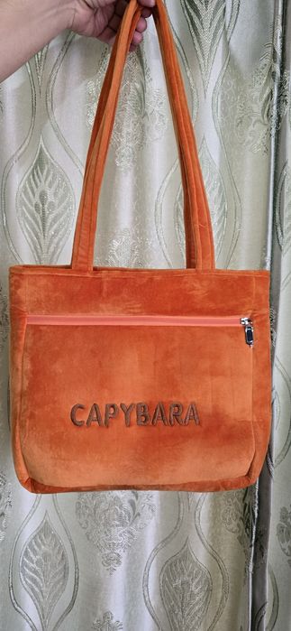 Сумка  плюшевая КАПИБАРА