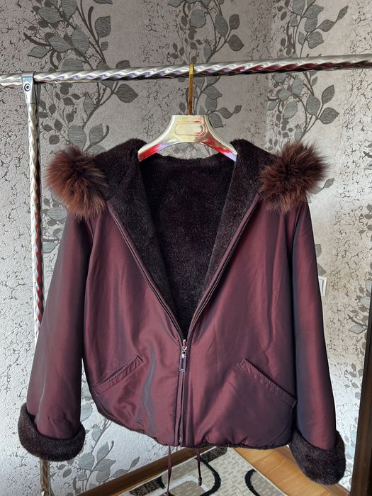 Двухсторонние шуба+куртка московский