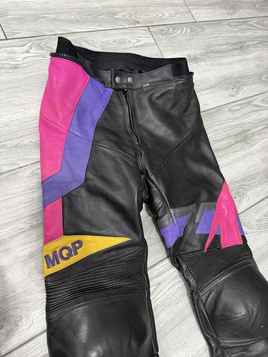 Pantaloni moto piele MQP