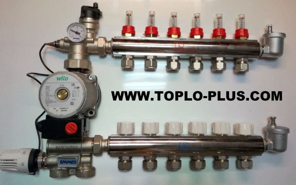 Ел. задвижки за подово отопление