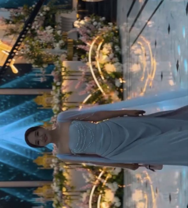 Платье напрокат сиреневого цвета