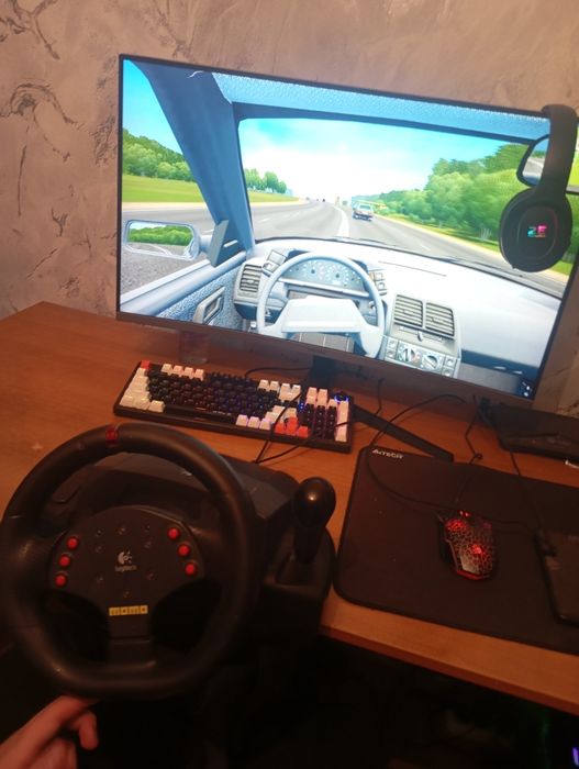 продам руль 180градусов,можно переделать под 900