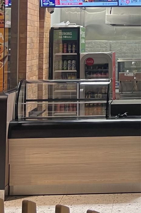 Vitrina calda cu geam curbat, HONDA, SAYL