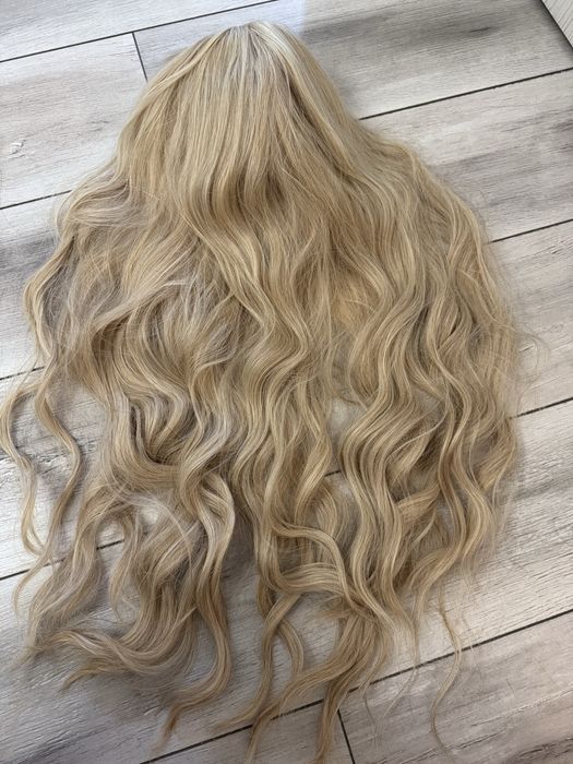 Peruca blonda lunga noua cu eticheta breton 67cm